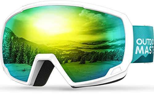 OutdoorMaster Kids Ski Goggles, Snowboard Goggles - Jugend Schneebrillen - Luxuriant Hill von OutdoorMaster