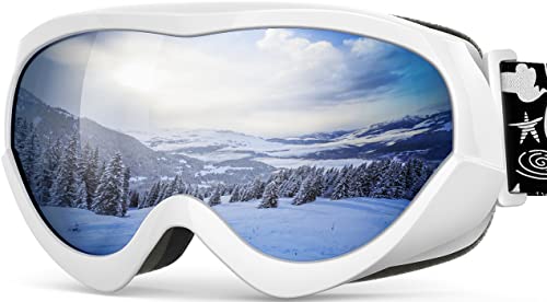 OutdoorMaster Kinder Skibrille - Helmkompatible Schneebrille für Jungen & Mädchen mit 100% UV-Schutz - VLT 10.2% von OutdoorMaster