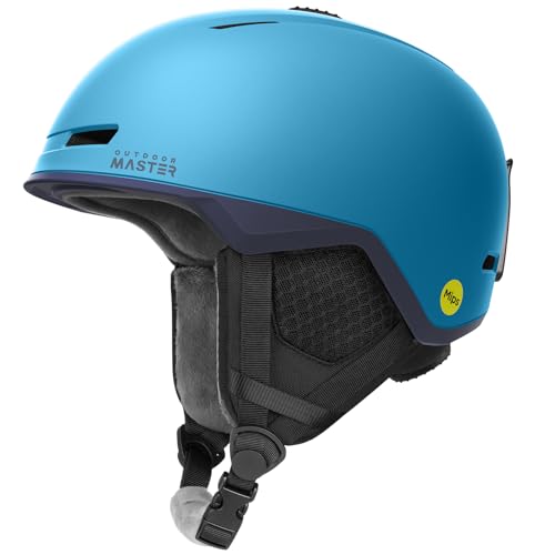 OutdoorMaster MIPS Skihelm, Snowboardhelm für Herren und Damen, Snowboard Helm mit Ventilationssystem, Ski Helm aus Polycarbonat-Schale und EPS-Innenschale, Individuelle Passform für präzisen Sitz von OutdoorMaster