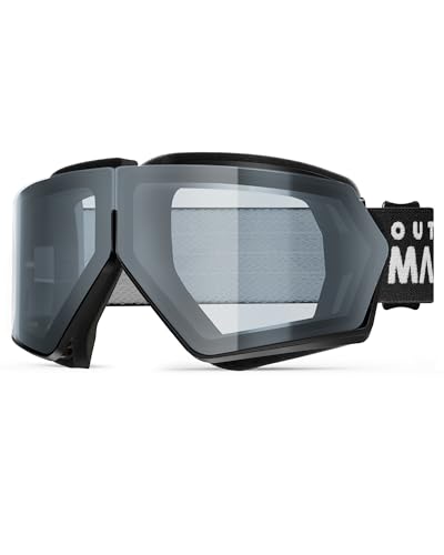 OutdoorMaster Seagull Dirt Bike Goggles, Motorradbrille, faltbare ATV-Brille für Männer Frauen Jugend, Anti-Beschlag, 100% UV-Schutz von OutdoorMaster
