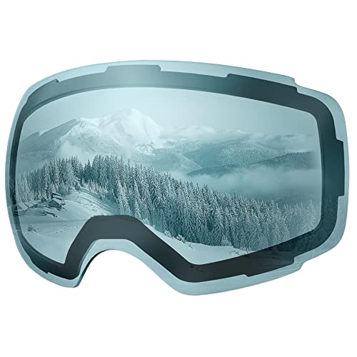 OutdoorMaster Skibrille PRO Ersatzlinse - 10+ Farben die Auswahl (VLT 60% Light Blue) von OutdoorMaster