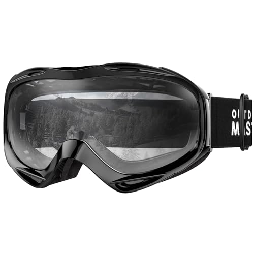 OutdoorMaster Unisex Skibrille OTG für Damen und Herren, Snowboard Brille Schneebrille 100% UV-Schutz skibrille für brillenträger, Anti-Nebel Snowboard Brille Ski Goggles für Jungen von OutdoorMaster