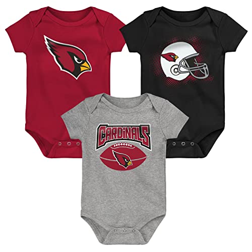 Outerstuff NFL Baby 3er Body-Set Arizona Cardinals - 6-9M von Outerstuff