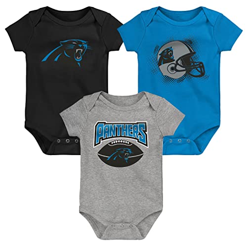 Outerstuff NFL Baby 3er Body-Set Carolina Panthers - 0-3M von Outerstuff