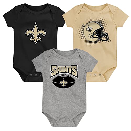Outerstuff NFL Baby 3er Body-Set New Orleans Saints - 12M von Outerstuff