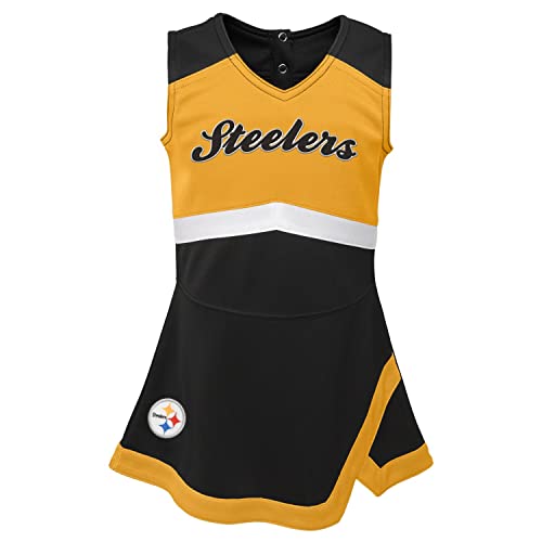 Outerstuff NFL Mädchen Cheerleader Kleid - Pittsburgh Steelers US5-6 von Outerstuff