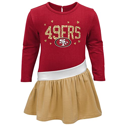 Outerstuff NFL Mädchen Tunika Jersey Kleid - San Francisco 49ers - 3T von Outerstuff