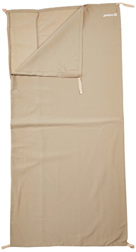 Outwell Erwachsene Schlafsack-innenbezug Cotton Liner Single, Beige, 185 x 80 cm von Outwell