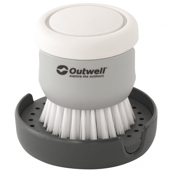Outwell - Kitson Brush With Soap Dispenser grau von Outwell