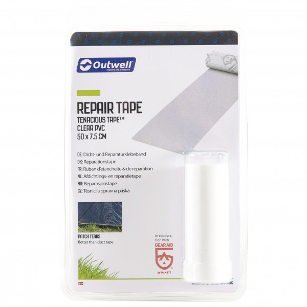 Outwell - Repair Tape Clear - Reparaturband Gr 7,6 x  50 cm schwarz von Outwell