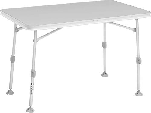 Outwell Roblin M 70 x 115 x 55-74 cm Tisch, grau, Einheitsgröße von Outwell