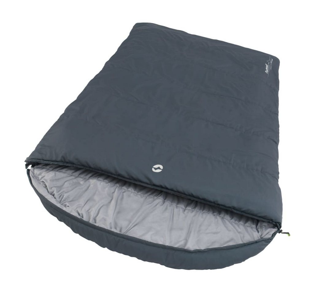 Outwell Schlafsack Doppelschlafsack Campion Lux Linker Reißverschluss Dunkelgrau (1 tlg) von Outwell
