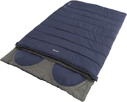 Outwell Unisex – Erwachsene Contour Schlafsack, blau, 220 x 145 von Outwell