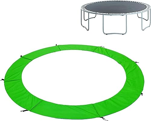 HHLL Trampolin-Schutzpolster, runde Trampolin-Federring-Sicherheitsabdeckung Trampoline Outdoor & Zubehör (Color : Green, Size : 12FT) von OvbnMNx