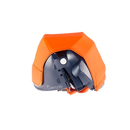 Overade Cache-Schutz für Fahrradhelm zusammenklappbar ? plixi orange L/XL (59-62 cm) von Overade