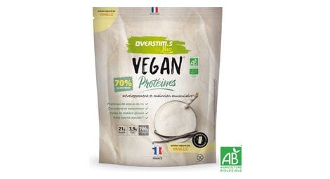 vegan overstims vanille protein drink bio 700g von Overstims