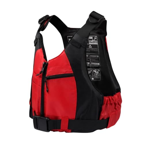 Owntop Schwimmhilfe für Erwachsene, verstellbare Schwimm Weste Unisex, Auftriebsweste mit Taschen und Schrittgurt für Angeln Sup Kajak Segeln Kanu von Owntop