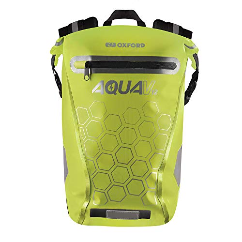 Oxford Aqua Backpack - Wasserdichter Fahrradrucksack mit reflektierenden Details für hohe Sichtbarkeit von Oxford