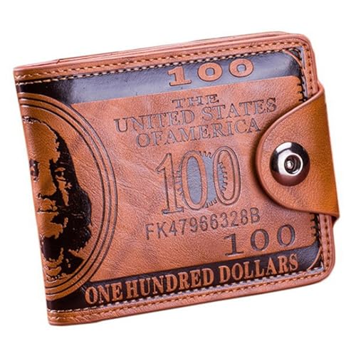Oyrcvweuylx Münzgeldbörse mit großem Fassungsvermögen, Brieftasche aus PU-Leder, Kartenetui, Aufbewahrungs-Organizer für Herren, Geschäftsreisen von Oyrcvweuylx