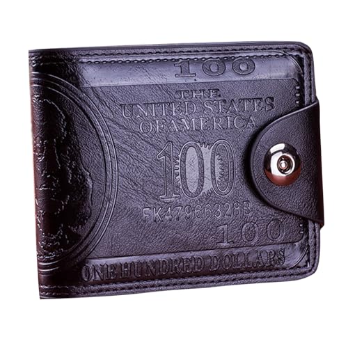 Oyrcvweuylx Münzgeldbörse mit großem Fassungsvermögen, Brieftasche aus PU-Leder, Kartenetui, Aufbewahrungs-Organizer für Herren, Geschäftsreisen von Oyrcvweuylx