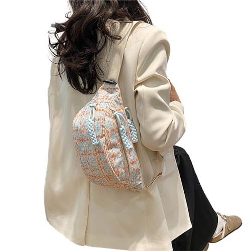 Oyrcvweuylx Süße Hüfttasche für Mädchen, multifunktionale Umhängetasche, Brusttasche für Damen mit verstellbarem Riemen, schöne Gürteltasche für unterwegs von Oyrcvweuylx