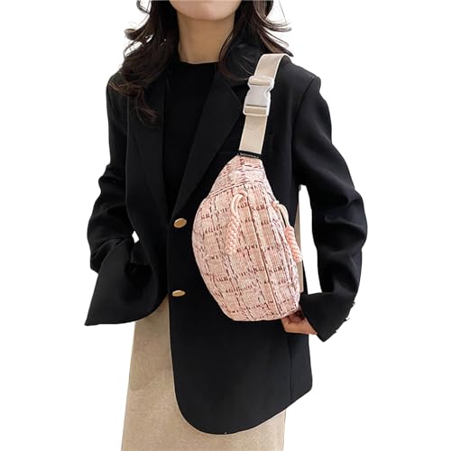Oyrcvweuylx Süße Hüfttasche für Mädchen, multifunktionale Umhängetasche, Brusttasche für Damen mit verstellbarem Riemen, schöne Gürteltasche für unterwegs von Oyrcvweuylx