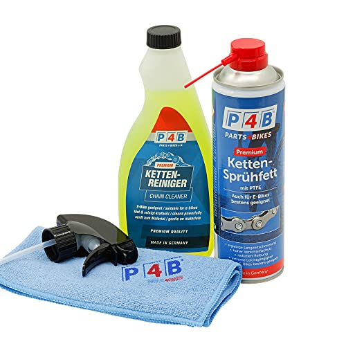 P4B | Kettenpflege Set - KETTEN BOX 1.000 PRO | Professionelle Kettenpflege in einem Set | Fahrradkette Reinigungsset von P4B
