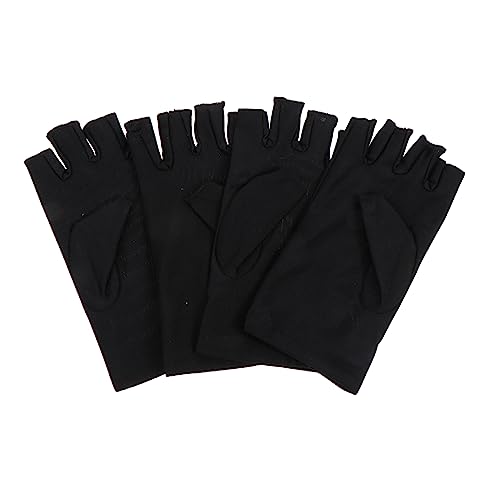 PACKOVE 2 Paar Halbfinger-Handschuhe aus Eisseide UV-Schutzhandschuhe Sonnenschutzhandschuhe für Damen fahrradhandschuhe Fitness Handschuhe Halbfingerhandschuhe Sommerhandschuhe verwenden von PACKOVE