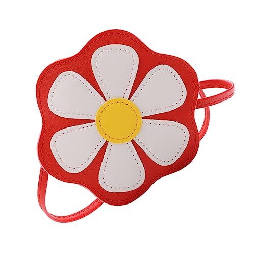 PACKOVE Umhängetasche Blumenform Leichte PU Mini Schultertasche Kompakt Modisch für Outdoor Reise Shopping Alltag Geeignet für Mädchen und Ab Jahren von PACKOVE