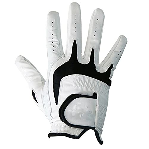 PACUM Golf Handschuh,Golf Gloves 6 Teile / 3 Paar alle wettergriffe Bequeme golfhandschuhe männer Leder Linke Hand rechts (Color : Right Hand, Size : S) von PACUM