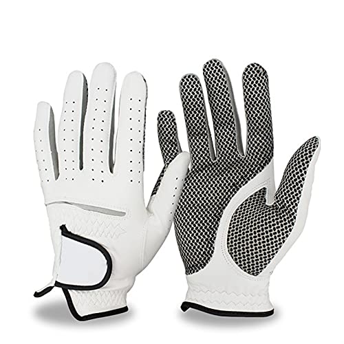 PACUM Golf Handschuh,Golf Gloves Golfhandschuhe Männer Linke rechte Hand weich atmungsaktiv mit rutschfesten Granulat Golfhandschuhe Golf-Männer (Color : 3 Pair, Size : 26 X-Large) von PACUM
