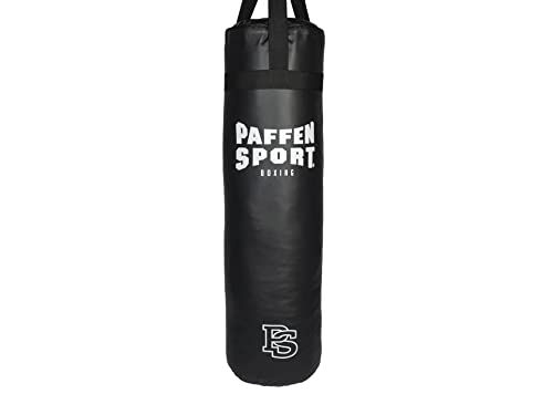 Paffen Sport «FIT» Boxsack 30 x 100 cm – das robuste Einsteiger- und Freizeit-Sandsack mit Nylonaufhängung für geringe Geräuschentwicklung von PAFFEN SPORT