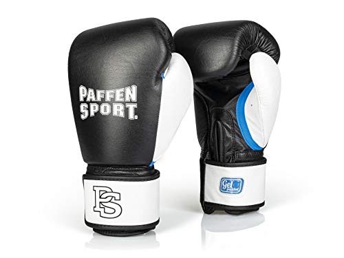 Paffen Sport Gel Boxhandschuhe für das Training; schwarz/weiß/Aqua; 16UZ von PAFFEN SPORT