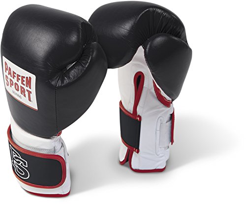 Paffen Sport PRO Performance Boxhandschuhe für das Sparring; schwarz/weiß/rot; 20UZ von PAFFEN SPORT