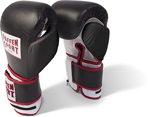 PAFFEN SPORT PRO Weight Boxhandschuhe für das Training; schwarz/weiß/rot; GR: M/L von PAFFEN SPORT