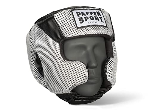 Star MESH Kopfschutz für das Sparring Größe: M/L Farbe: schwarz/weiß von PAFFEN SPORT