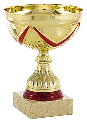 PALLART 7117 – 1 Trophäe Sport mit Band Design, Gold, Einheitsgröße von PALLART