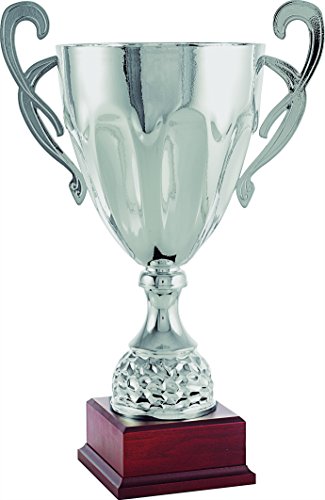 PALLART 7205-5 Pokal mit Sportmotiv Kegel Lagrimas, Silber, One Size von PALLART