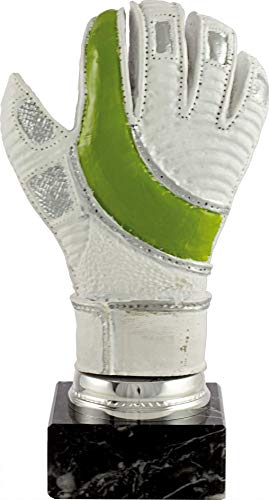 PALLART 7419 Trophäe Sport mit Design Handschuh und 25 cm, weiß, Einheitsgröße von PALLART