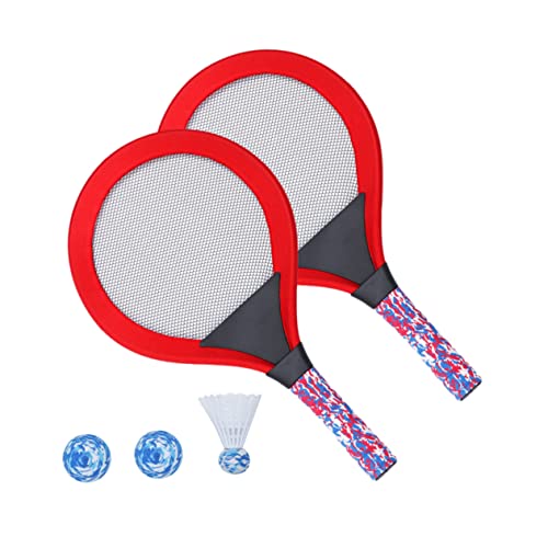 PAMINGONO 1 Set Tennis Schläger Set Mit Bällen Sportspielzeug Für Drinnen Und Draußen Racket Für Perfekt Für Strandspiele Und Freizeitaktivitäten von PAMINGONO
