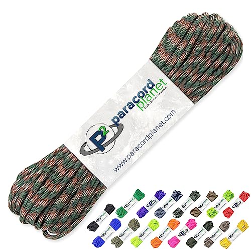 Paracord Planet 100' Hanks Parachute 550 Cord Type III 7 Strand Paracord Top 40 Most Popular Colors von PARACORD PLANET