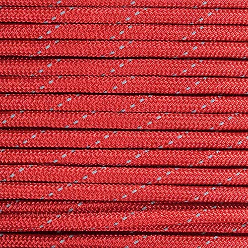 Reflective Type III 550 Paracord - 7 Strand Core - 100% Nylon, Parachute Cord, Commercial Paracord, Survival Cord von PARACORD PLANET