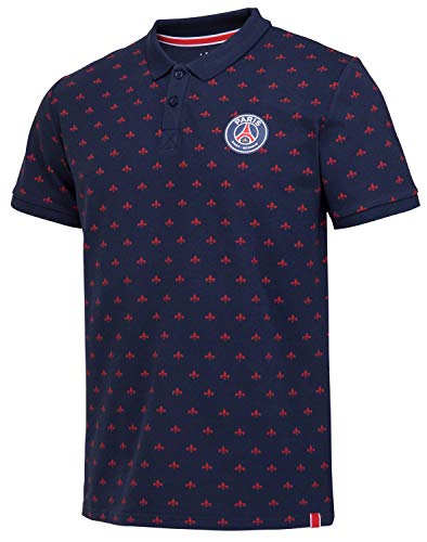 Paris Saint-Germain Herren-Polo-Shirt, offizielle Kollektion S marineblau von PARIS SAINT-GERMAIN