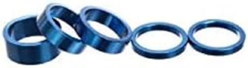 Lenkungsabstandshalter - Blaues Aluminium (2x5mm, 2x10mm, 1x15mm) von Parts