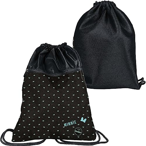 PASO Backpack Premium Schulranzen für Schuhe Minnie Schleifen von PASO