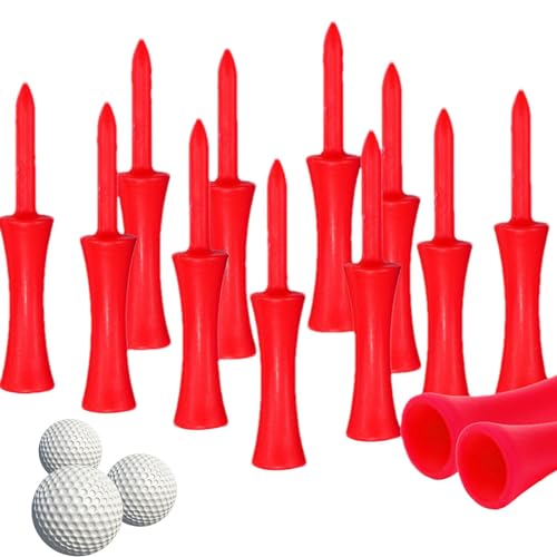 PASSI Golf-Tees-Set,Golf-Tees für Spiele, 100 Stück tragbare Golf-Tees für Golfer, Stabiles Golfzubehör für Golfpartys, leichte Golf-Tees für Golfliebhaber von PASSI
