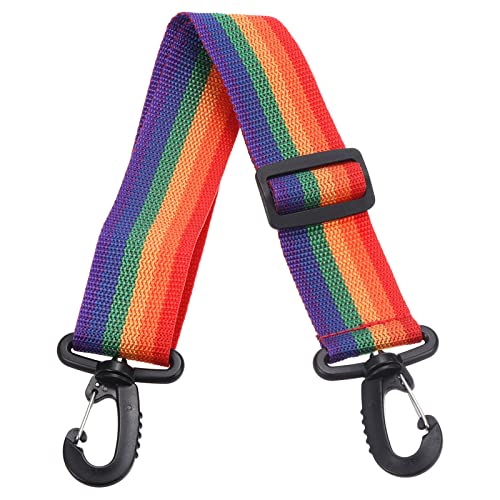 PATIKIL 1 Stück Skischuhe Tragegurt, 3.8cm x 70cm Skirucksack Tragehilfe rutschfeste Verstellbarer Skischuhe Board Tragen Ski-Zubehör Riemen für Ski und Stöcke, Bunt von PATIKIL