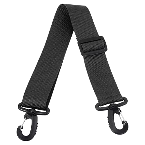 PATIKIL 1 Stück Skischuhe Tragegurt, 3.8cm x 80cm Skirucksack Tragehilfe rutschfeste Verstellbarer Skischuhe Board Tragen Ski-Zubehör Riemen für Ski und Stöcke, Schwarz von PATIKIL