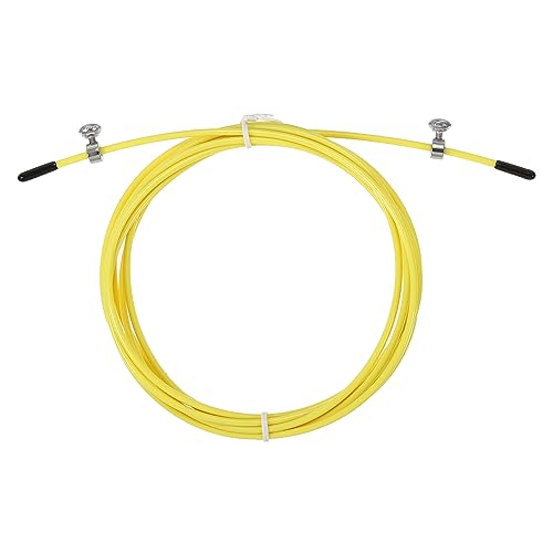 PATIKIL 10Ft Schnellsprung Seil Ersatz Kabel 2.5mm Profi Springseil Stahl Draht Ersatz für Hochgeschwindigkeit Sprungseile Gelb von PATIKIL