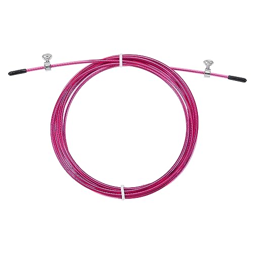 PATIKIL 10Ft Schnellsprung Seil Ersatz Kabel 2.5mm Profi Springseil Stahl Draht Ersatz für Hochgeschwindigkeit Sprungseile Rosa von PATIKIL